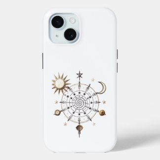 Celestial Balance Mandala iPhone / iPad case