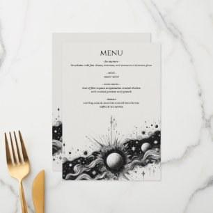 Celestial Band Wedding Menu