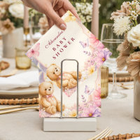Celestial Bear Moon Stars Baby Shower