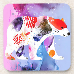 Celestial Bear with a Smile          Coaster