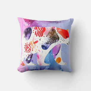 Celestial Bear with a Smile Cushion