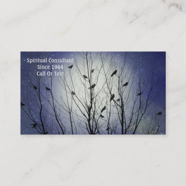 Celestial Birds Business Card (Front)