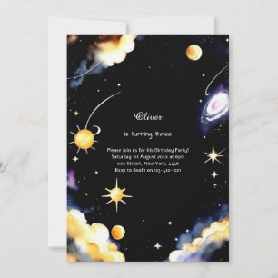 Celestial Birthday Invitation