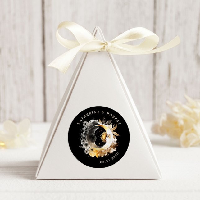 Celestial Black Gold Duality Moon Envelope Seal (Creator Uploaded)