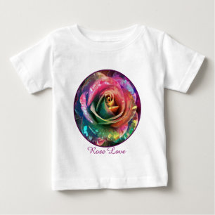 Celestial Blossom: Alien Rose Baby T-Shirt