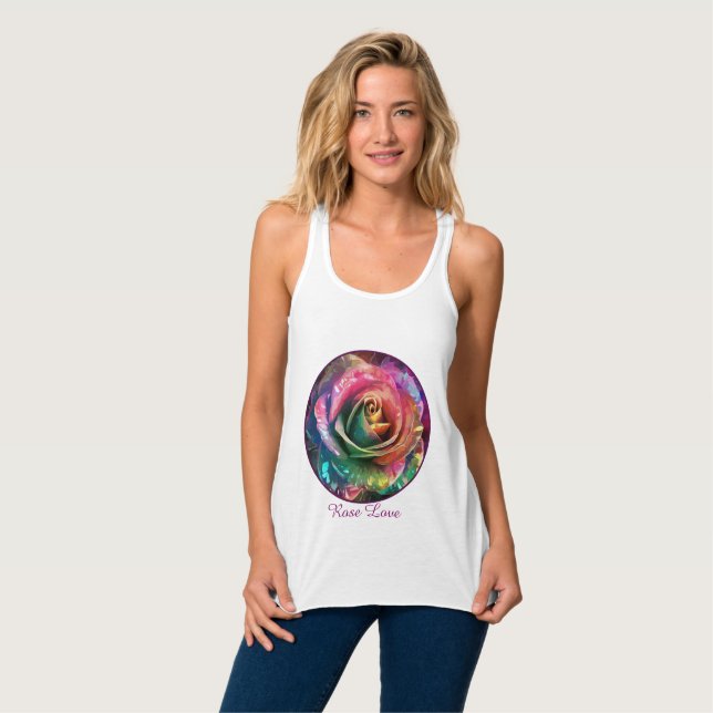 Celestial Blossom: Alien Rose Singlet (Front Full)