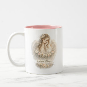 Celestial Blossom Angel Mug