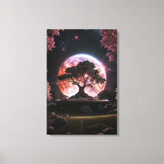 “Celestial Blossom” Canvas Print