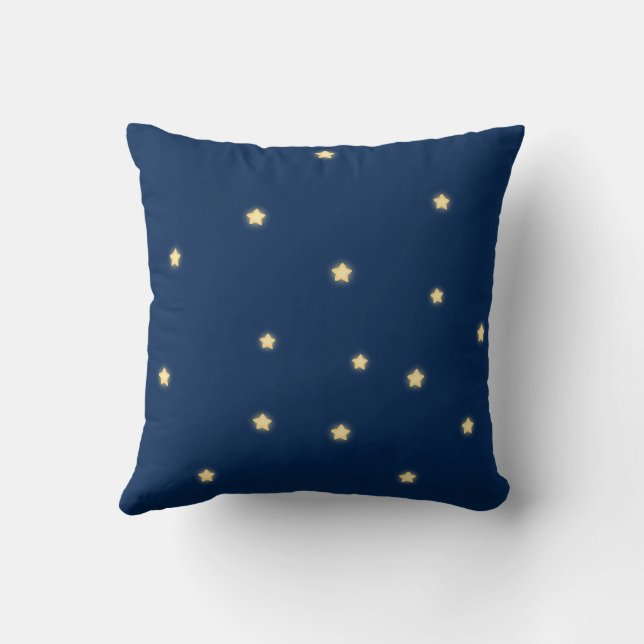 Celestial Blue Pillow (Back)