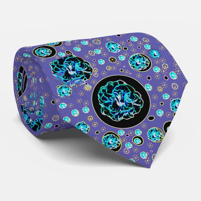 Celestial Blue Tie (Rolled)