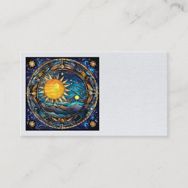 Celestial Bodies Business Cards (Front)