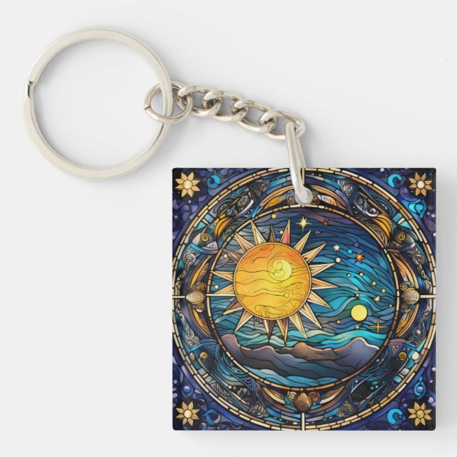Celestial Bodies Keychain (Front)