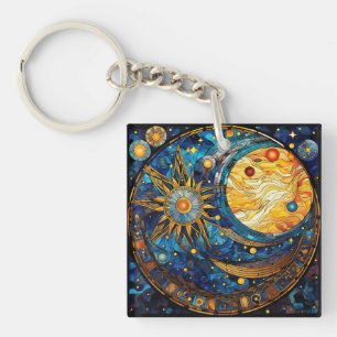 Celestial Bodies Keychain