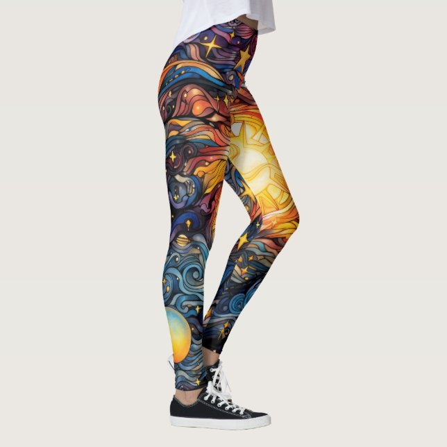 Celestial Bodies Leggings (Right)