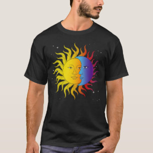Celestial Bodies Moon Sun Astronomy Lover Astrolog T-Shirt