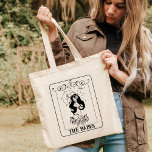 Celestial Boho Bachelorette Bride Babe Tarot Card Tote Bag<br><div class="desc">Are you looking for a unique and special gift for your bridesmaids? Check out our celestial boho bachelorette bride babe tarot card personalised tote bag! This tote bag is perfect for the bride-to-be on her bachelorette weekend. This bag is perfect for any bridesmaid on your list, and can be used...</div>