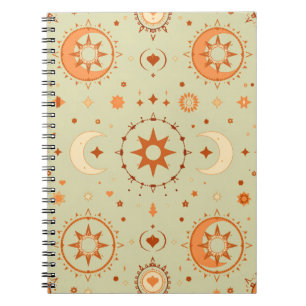 Celestial Boho Journal   Sun & Moon for Journallin