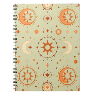 Celestial Boho Journal | Sun & Moon for Journallin