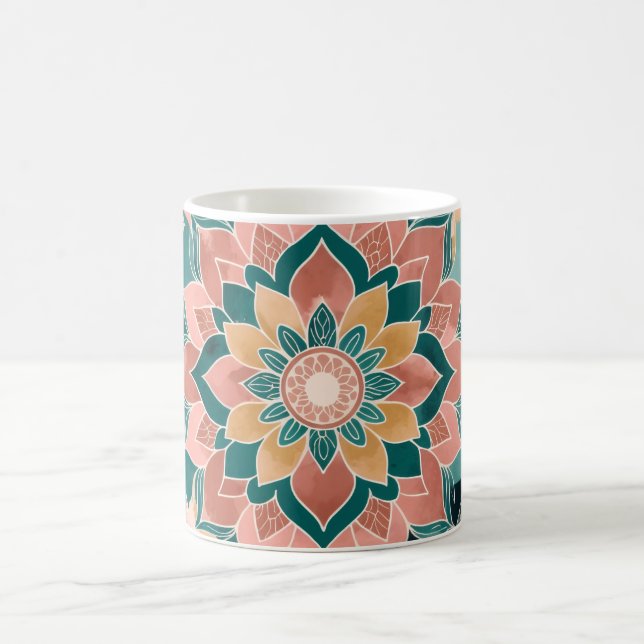 Celestial Boho Lotus Dream Mug | Pink (Center)