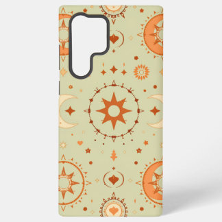 Celestial Boho Samsung Case | Mystic Sun & Moon