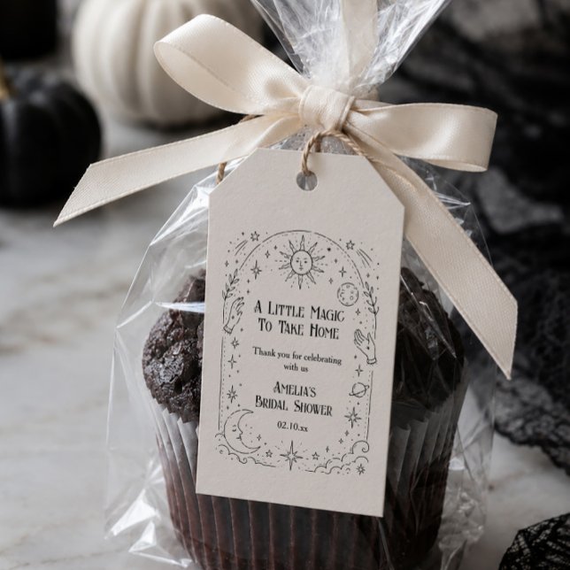 Celestial Bridal Shower Favour  Gift Tags (Creator Uploaded)