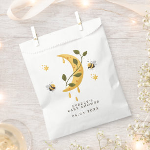 Celestial Bumblebee Moon Bee Baby Shower Favour Bags