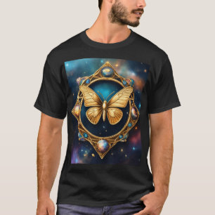 Celestial Butterfly Emblem T-Shirt