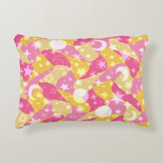 Celestial Candy Swirl Decorative Cushion