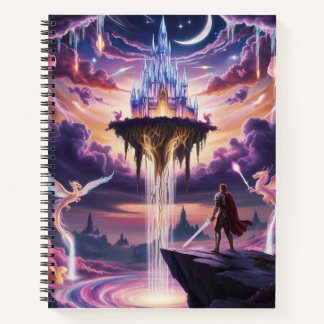 Celestial Castle Notebook – Fantasy Art Design