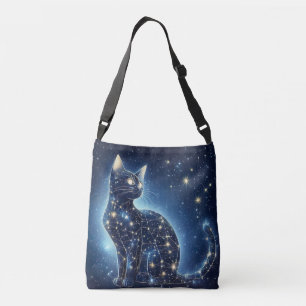 Celestial Cat Tote Bag – Mystical starry Feline