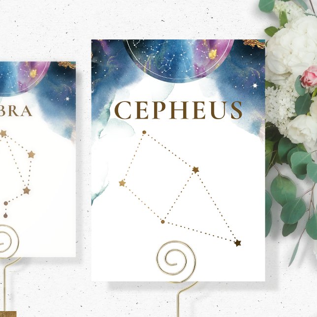 Celestial Cepheus Constellation Table Number (Creator Uploaded)
