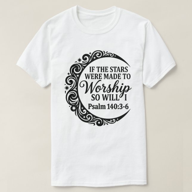 Celestial Christian Worship T-Shirt (Design Front)