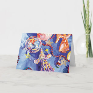Celestial Christmas Holiday Card