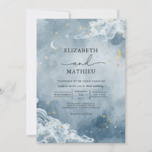 Celestial Cloud Dream Wedding Invitation