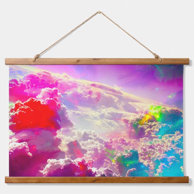 celestial clouds hanging tapestry (Front)