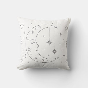 Celestial Colouring Book Pillow   Moon & Stars