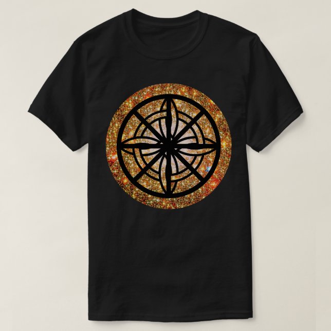 Celestial Compass T-Shirt (Design Front)