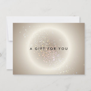 Celestial Confetti Glow Gold Gift Certificate