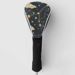 Celestial Constellation Star Pattern (2) Golf Head Cover