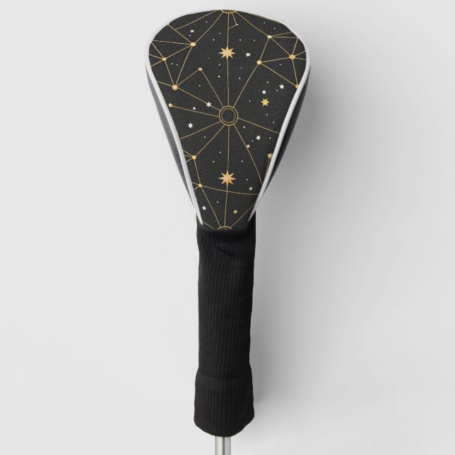 Celestial Constellation Star Pattern (3) Golf Head Cover (Front)