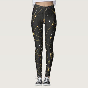 Celestial Constellation Star Pattern (3) Leggings