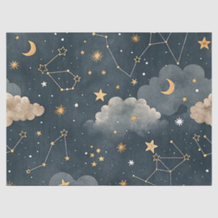 Celestial Constellation Star Pattern (5) Tissue Paper
