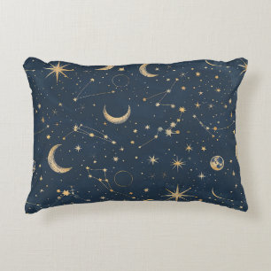 Celestial Constellation - Starry Night (1) Decorative Cushion