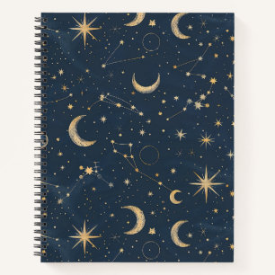 Celestial Constellation - Starry Night (1) Notebook