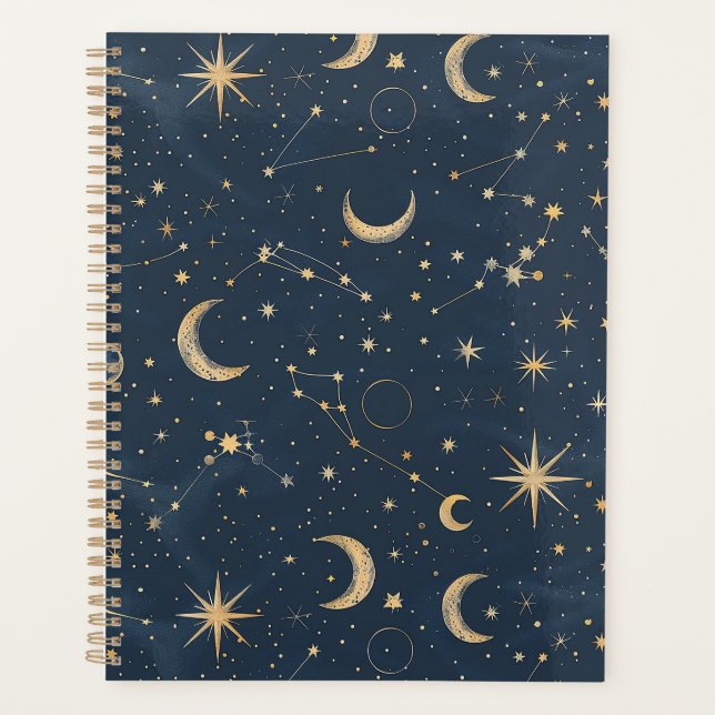 Celestial Constellation - Starry Night (1) Planner (Front)