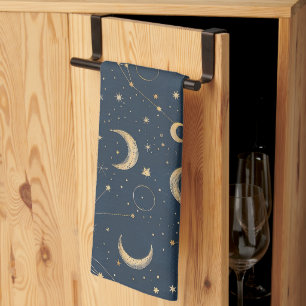 Celestial Constellation - Starry Night (1) Tea Towel