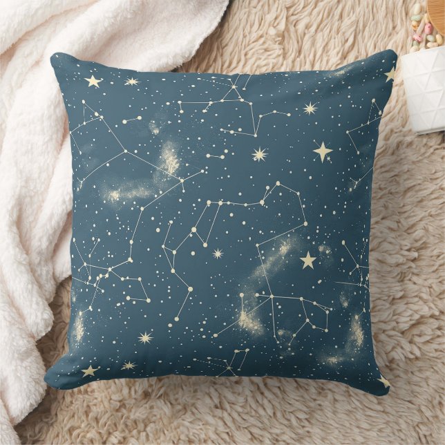 Celestial Constellation - Starry Night (2) Cushion (Blanket)