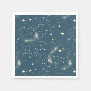 Celestial Constellation - Starry Night (2) Napkin