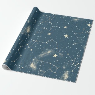 Celestial Constellation - Starry Night (2) Wrapping Paper