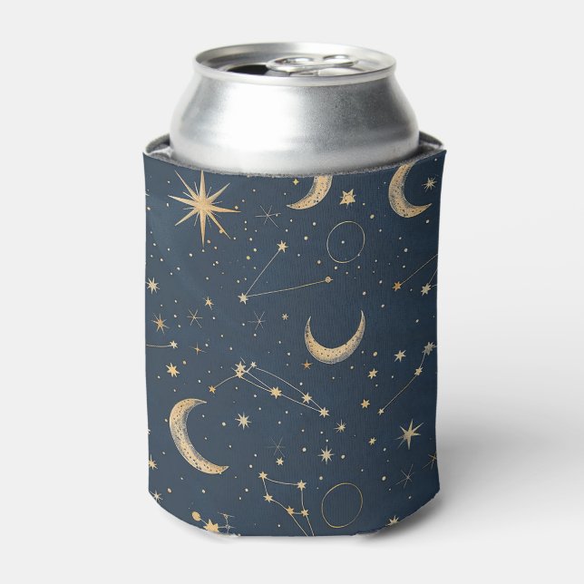 Celestial Constellation - Starry Night (4) Can Cooler (Can Front)